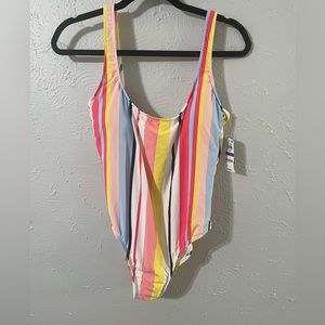 Bar III for Macy’s one piece swimsuit